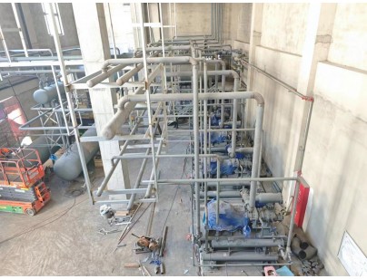 吉林琿春125000m3海洋經濟產業(yè)園食品物流冷庫建造工程案例