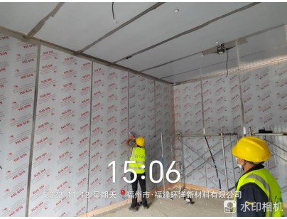 福建環(huán)洋新材料105m3化工防爆冷庫(kù)建造工程案例